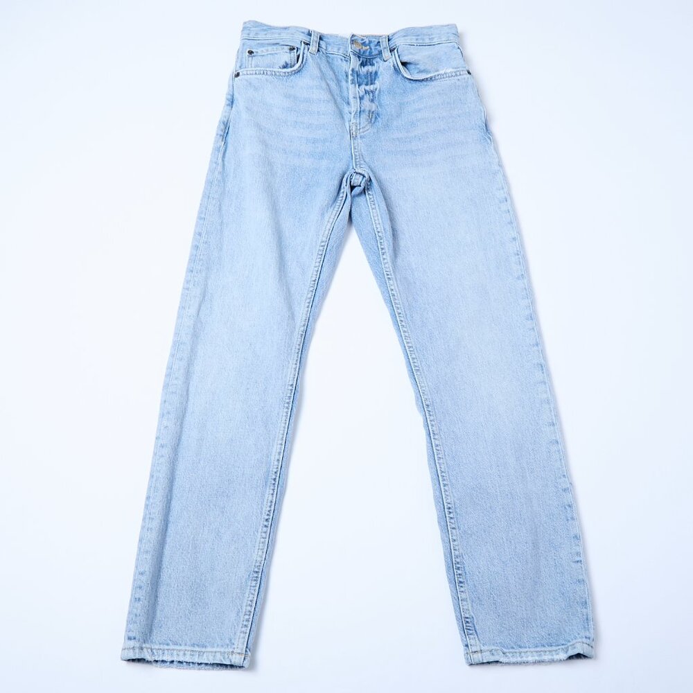 Rails Melrose Classic Slim High Waist Button Fly Straight Leg Light Wash Jeans - Picture 2 of 16